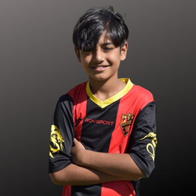 Jugador alevín de Barcelona dragons