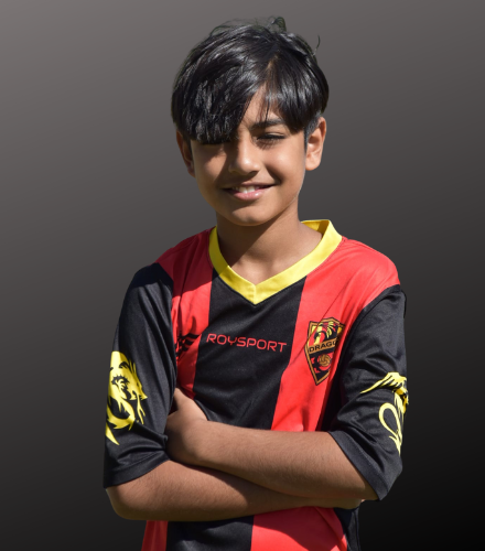 Jugador alevín de Barcelona dragons