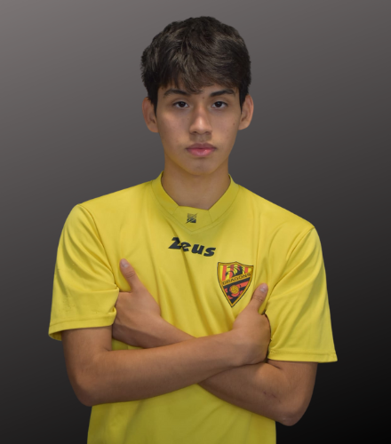Imágenes del jugador del Barcelona dragons cadete Cristian